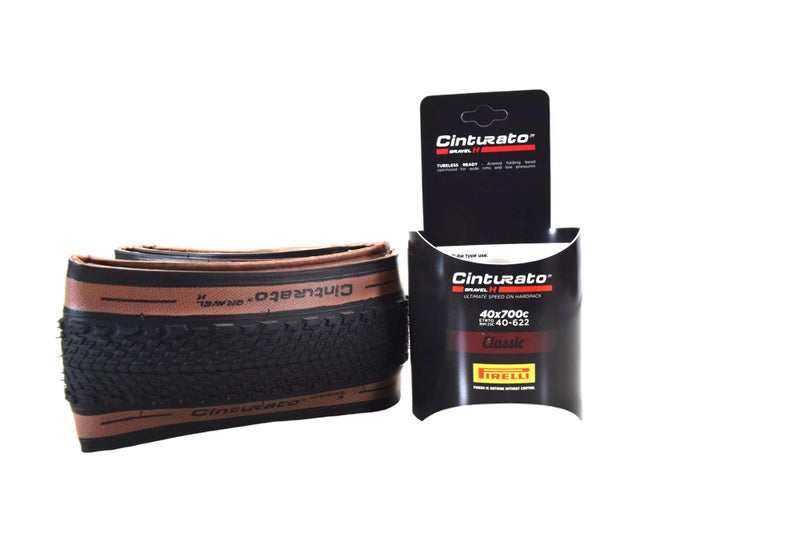 Pirelli Cinturato Gravel H Classic 340-622 (700 x 40c) Gravel Bike Tire (Classic Tan) Designed for Compact Terrain - SpeedGRIP Compound for Superior Grip in All Weather (1 Tire) - Image 2